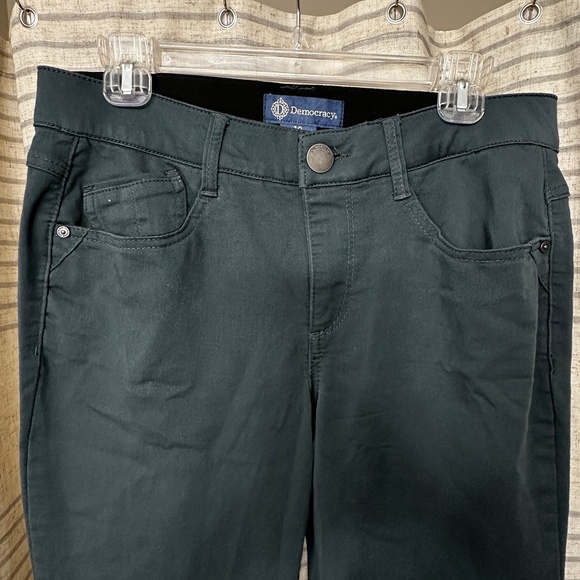 Never Worn Teal Democracy "Ab"solution Mid-Rise Bootcut Pants Size 10 - Picture 12 of 12